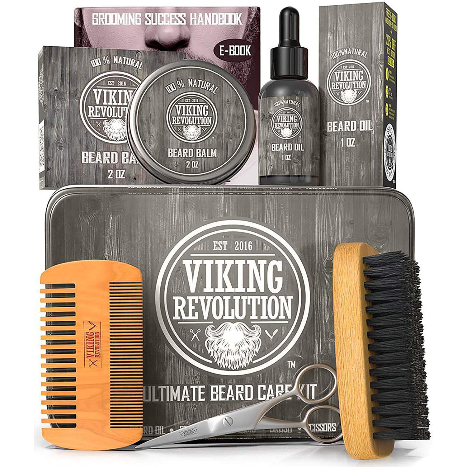 Viking Revolution Beard Care Kit for Men for $23.90