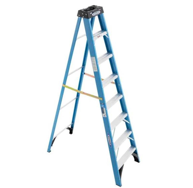 8ft Werner Fiberglass Step Ladder for $59.88 Shipped