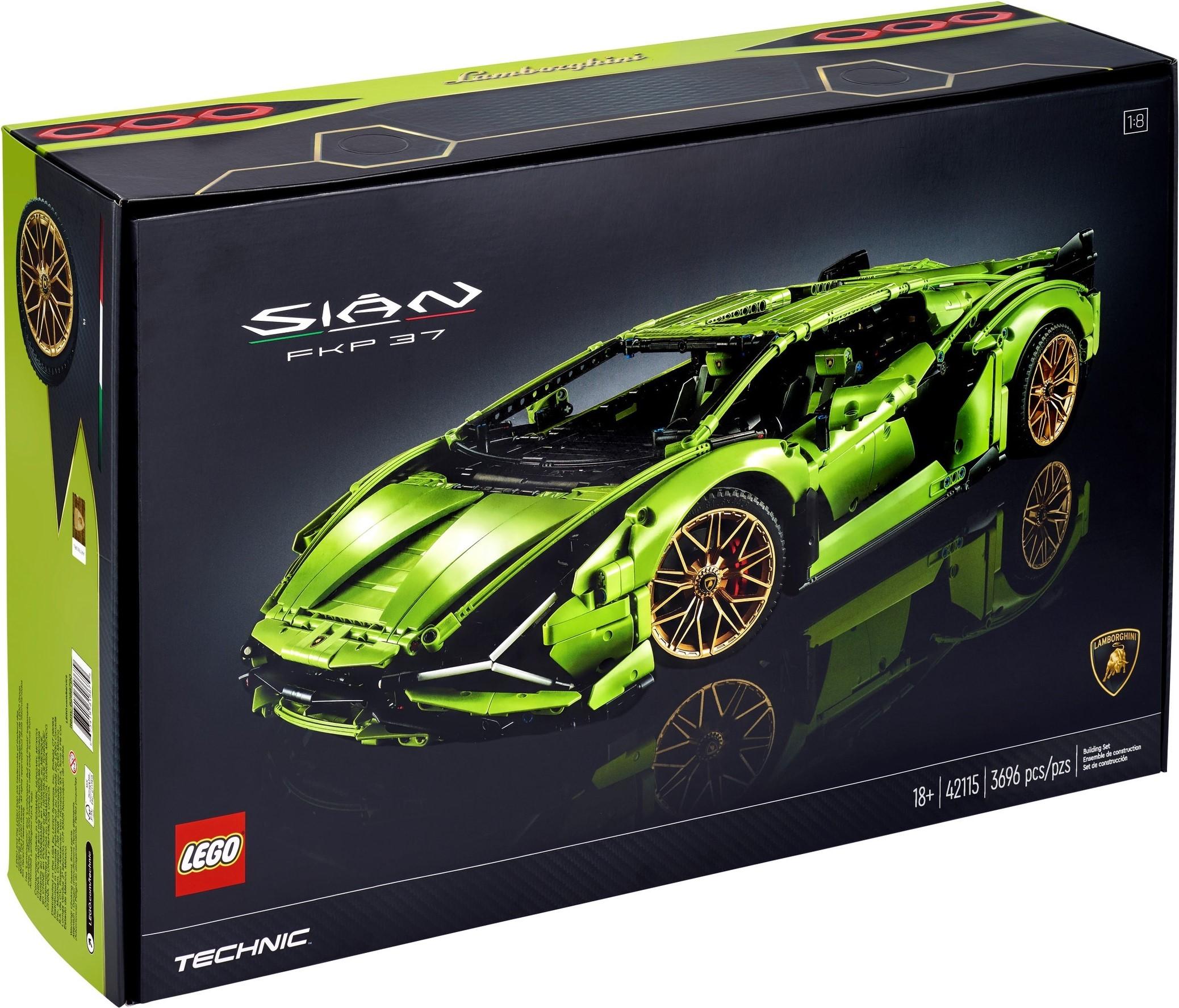LEGO Technic Lamborghini Sian FKP 37 Car Model Building Kit 42115 for $299.99 Shipped