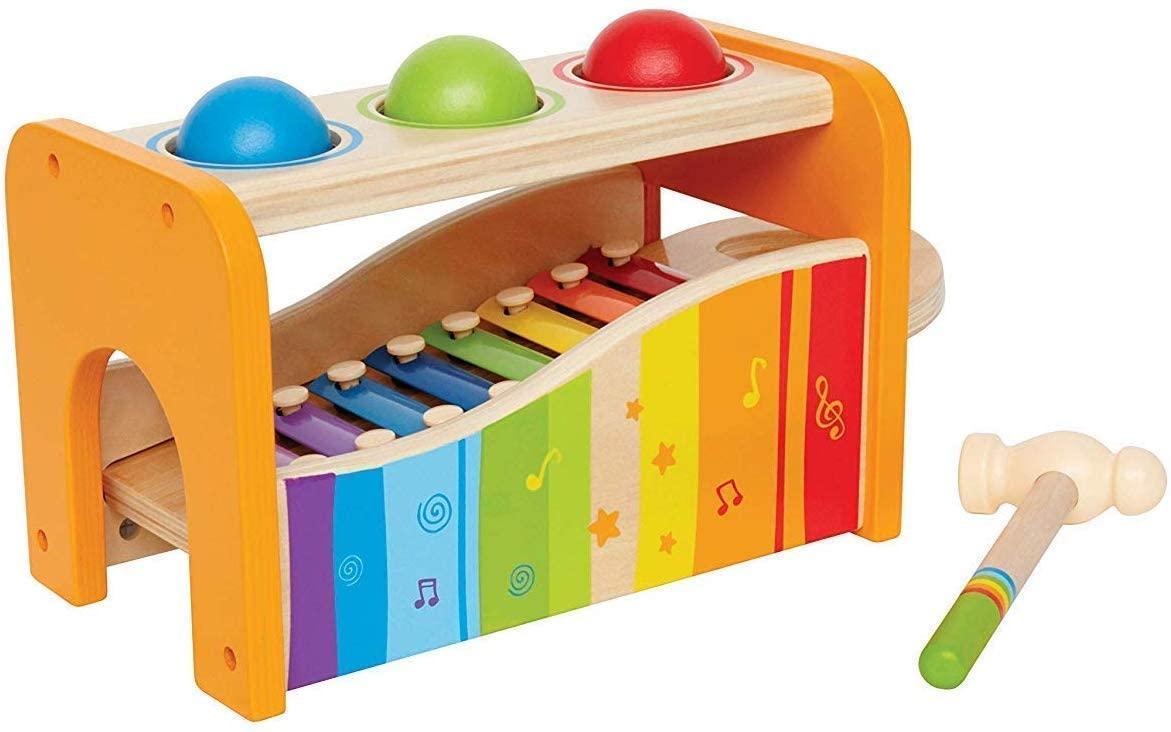 Hape Pound and Tap Bench with Slide Out Xylophone for $20.99
