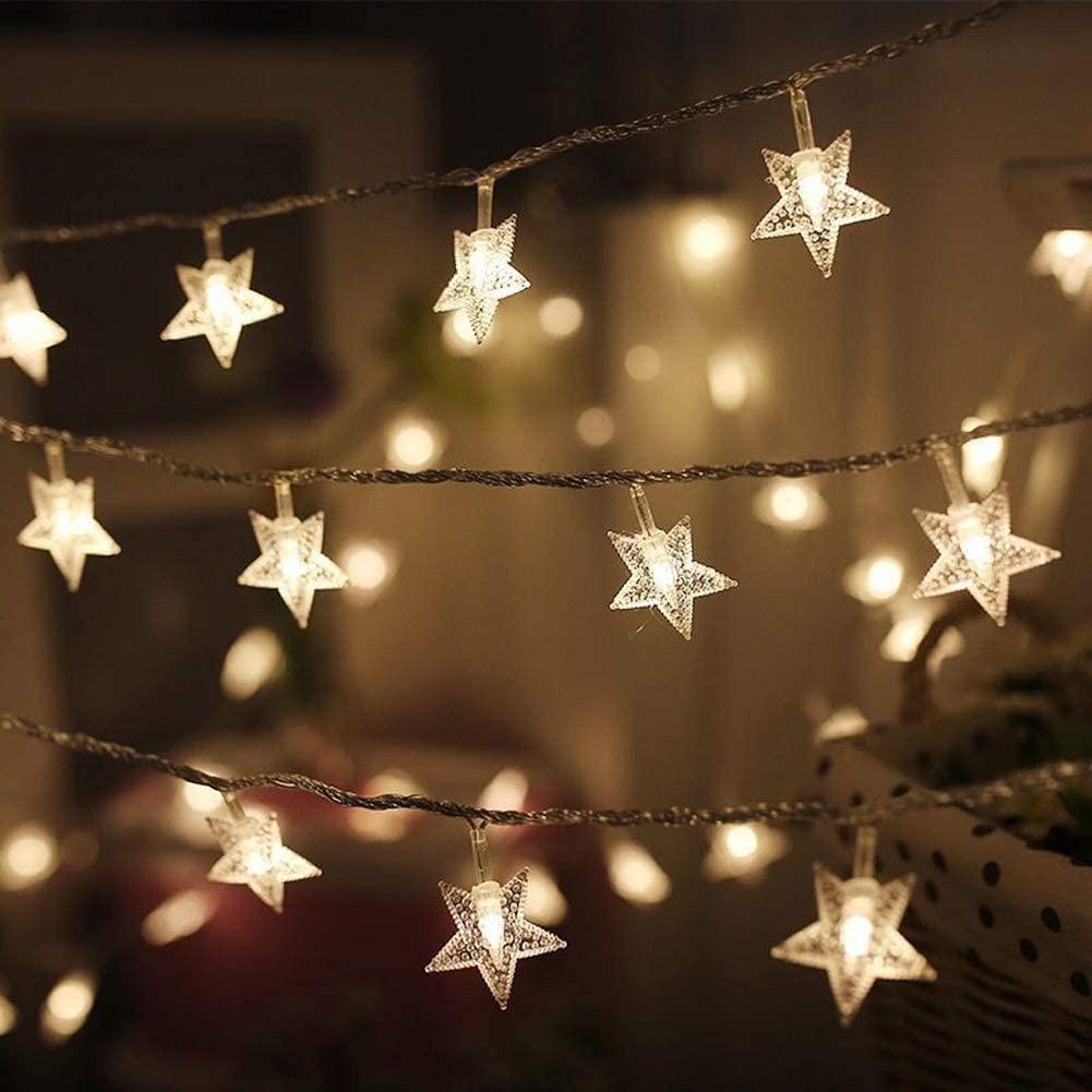 Twinkle Star 100 LED 49ft Star String Lights for $11.55