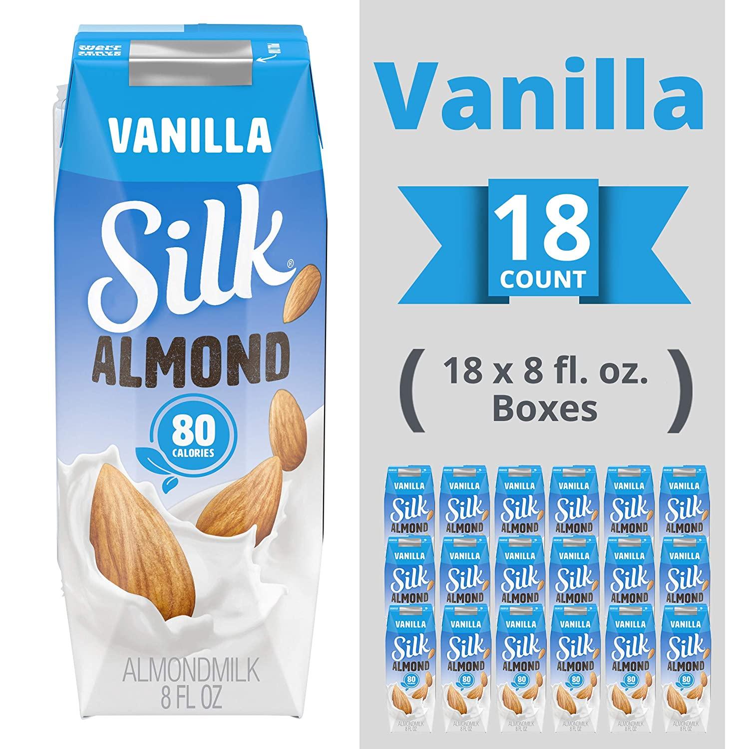 6 Packs of 18 Silk Shelf-Stable Almondmilk for $18.99