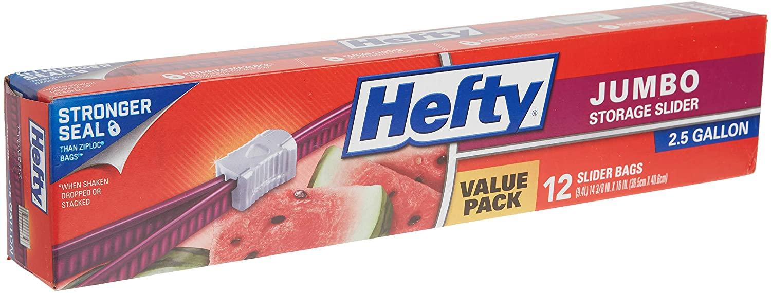 12 Hefty Jumbo Food Storage Bags for $2.99 Shipped