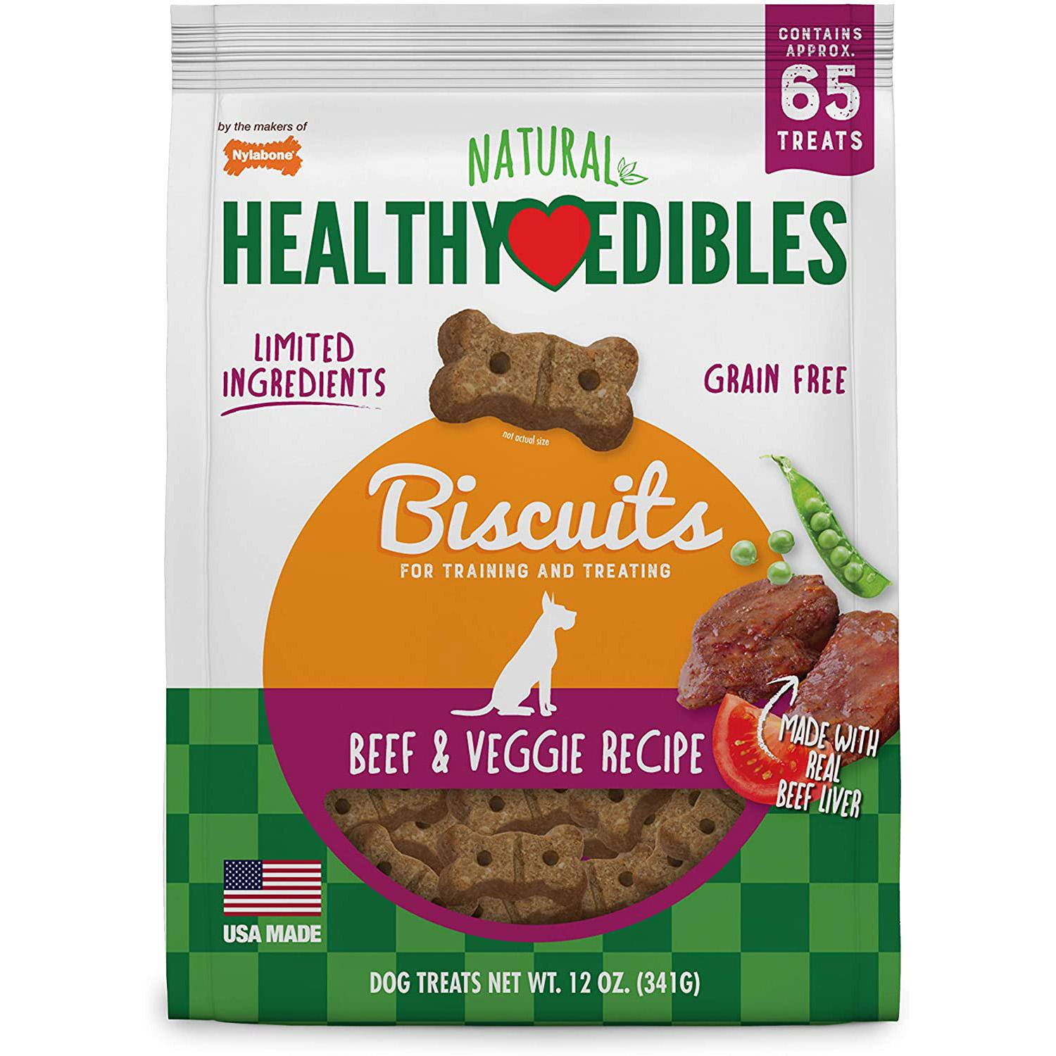 Nylabone Healthy Edibles Biscuits Dog Treats for $4.06 Shipped