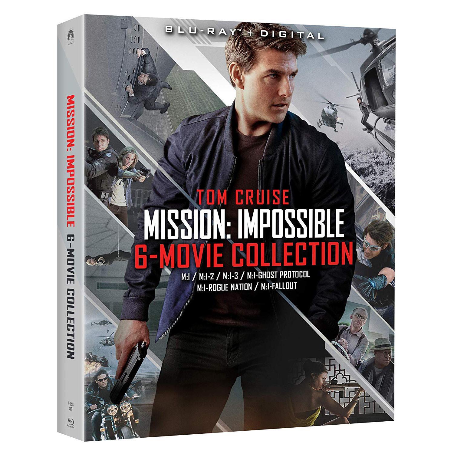 Mission Impossible 6-Film Collection Blu-ray for $15