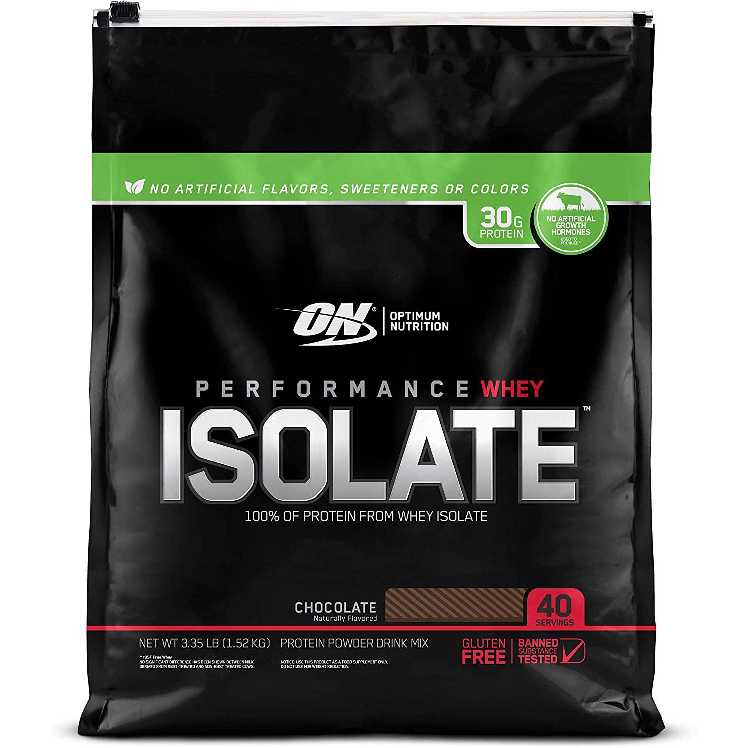 3.35-lbs Optimum Nutrition Performance Whey Isolate Protein Powder for $24.99