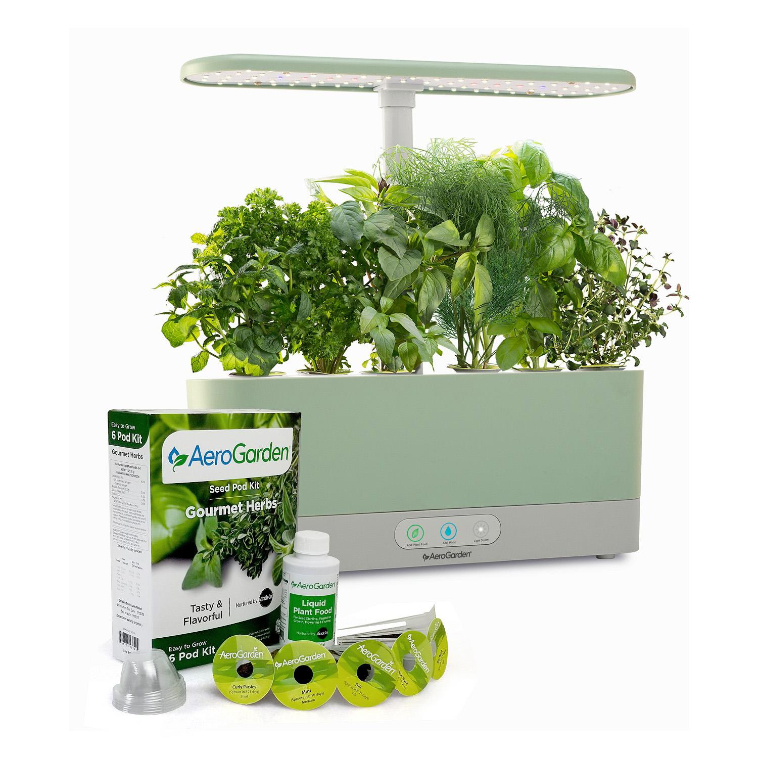 AeroGarden Harvest Slim with Gourmet Herbs Seed Pod Kit for $63.99 Shipped