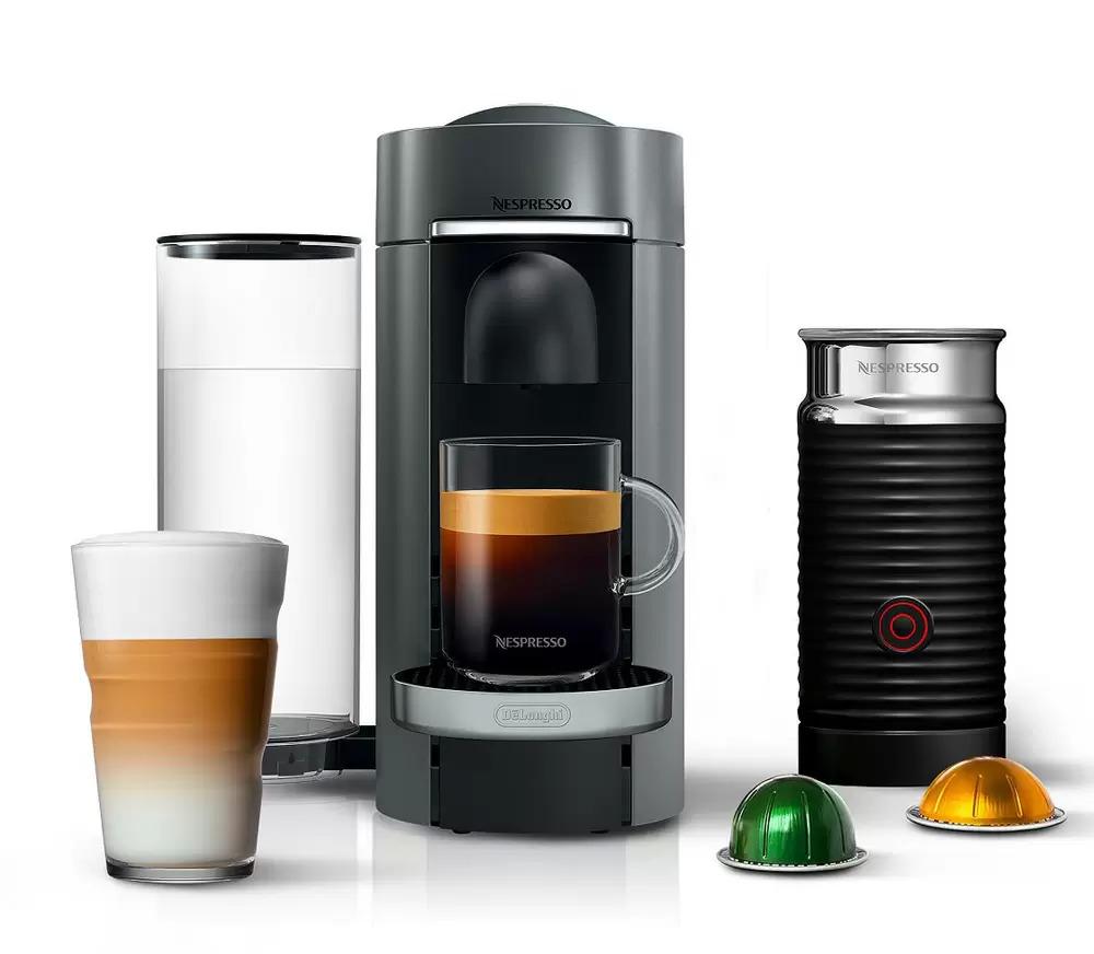 Nespresso by DeLonghi Vertuo Plus Deluxe Coffee Espresso Maker for $124.99 Shipped