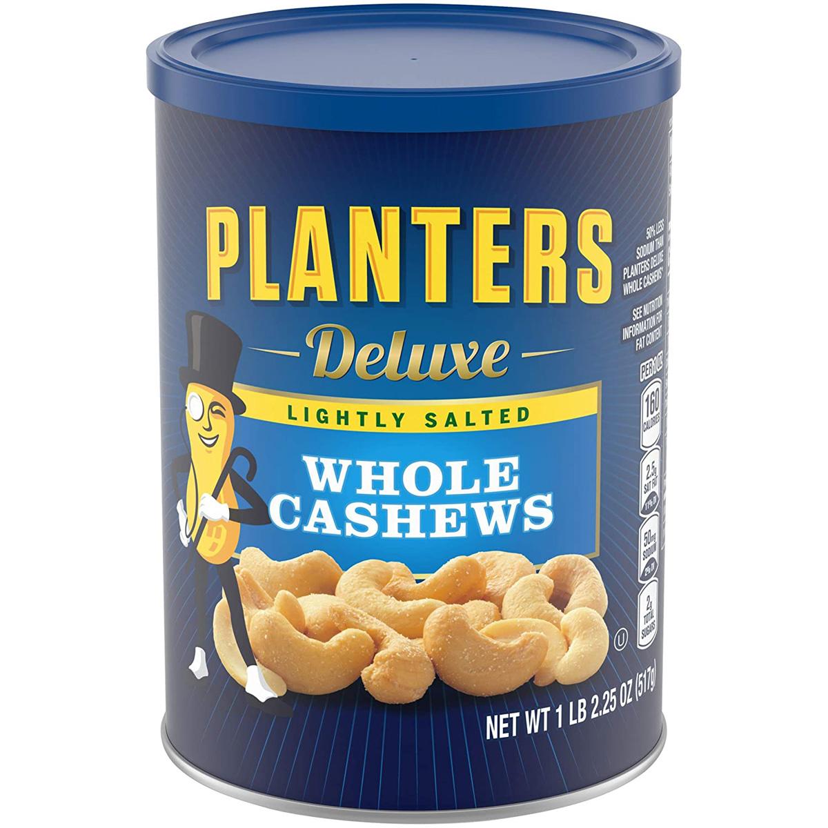 Planters Deluxe Lightly Salted Whole Cashews for $7.56 Shipped