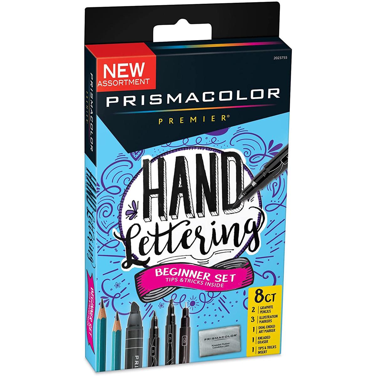 8-Piece Prismacolor Premier Hand Lettering Beginner Set for $8.71