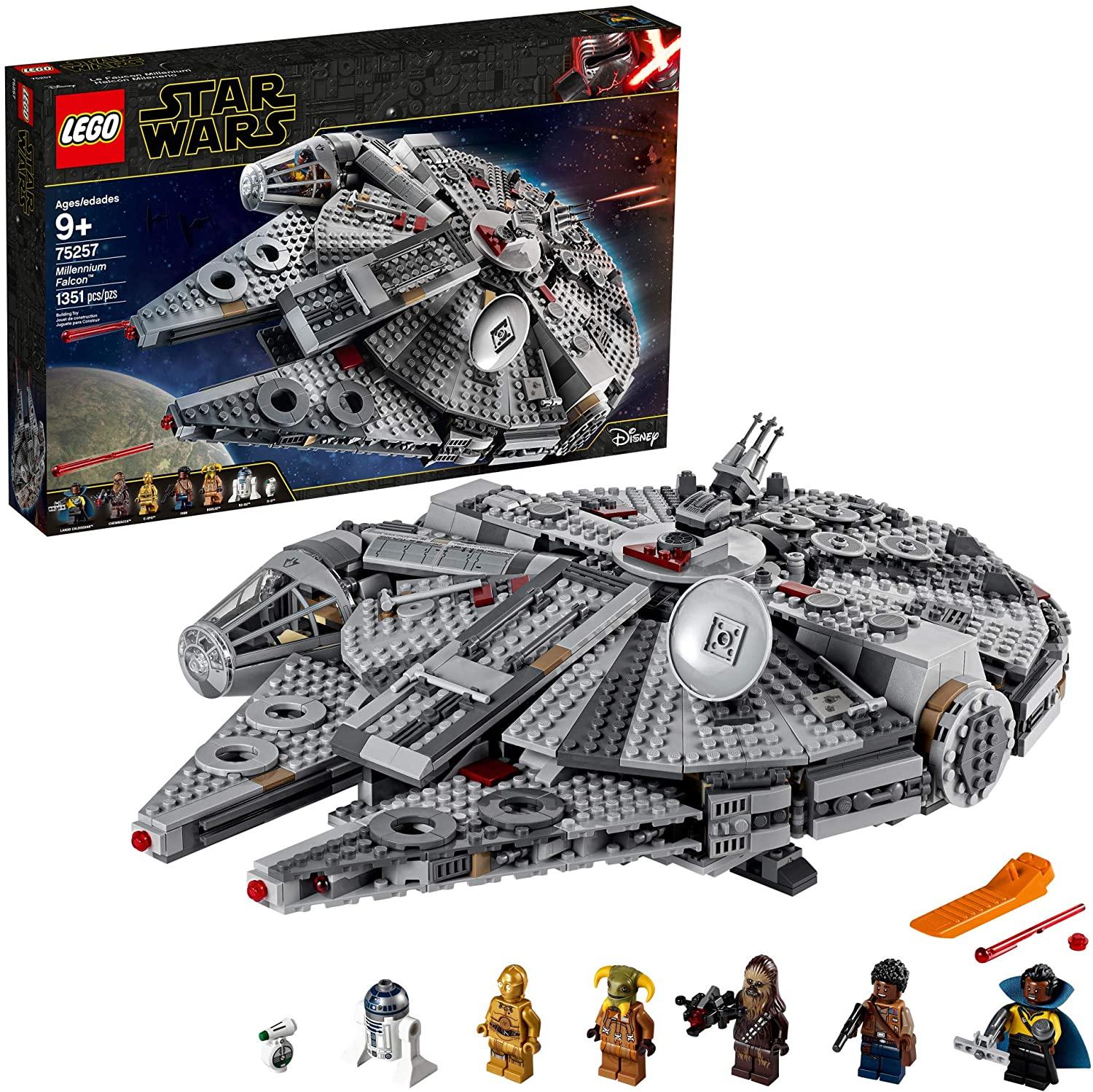 1351-Piece LEGO Star Wars Millennium Falcon Building Set for $127.99 Shipped