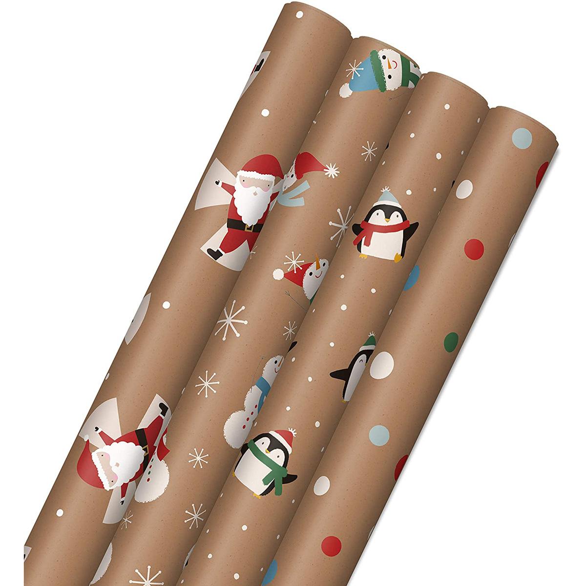 Hallmark Kraft Christmas Wrapping Paper for $10.49