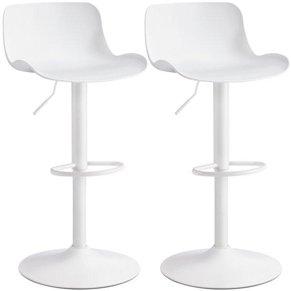 2 SmileMart Adjustable Modern Swivel Bar Stools for $69.99 Shipped