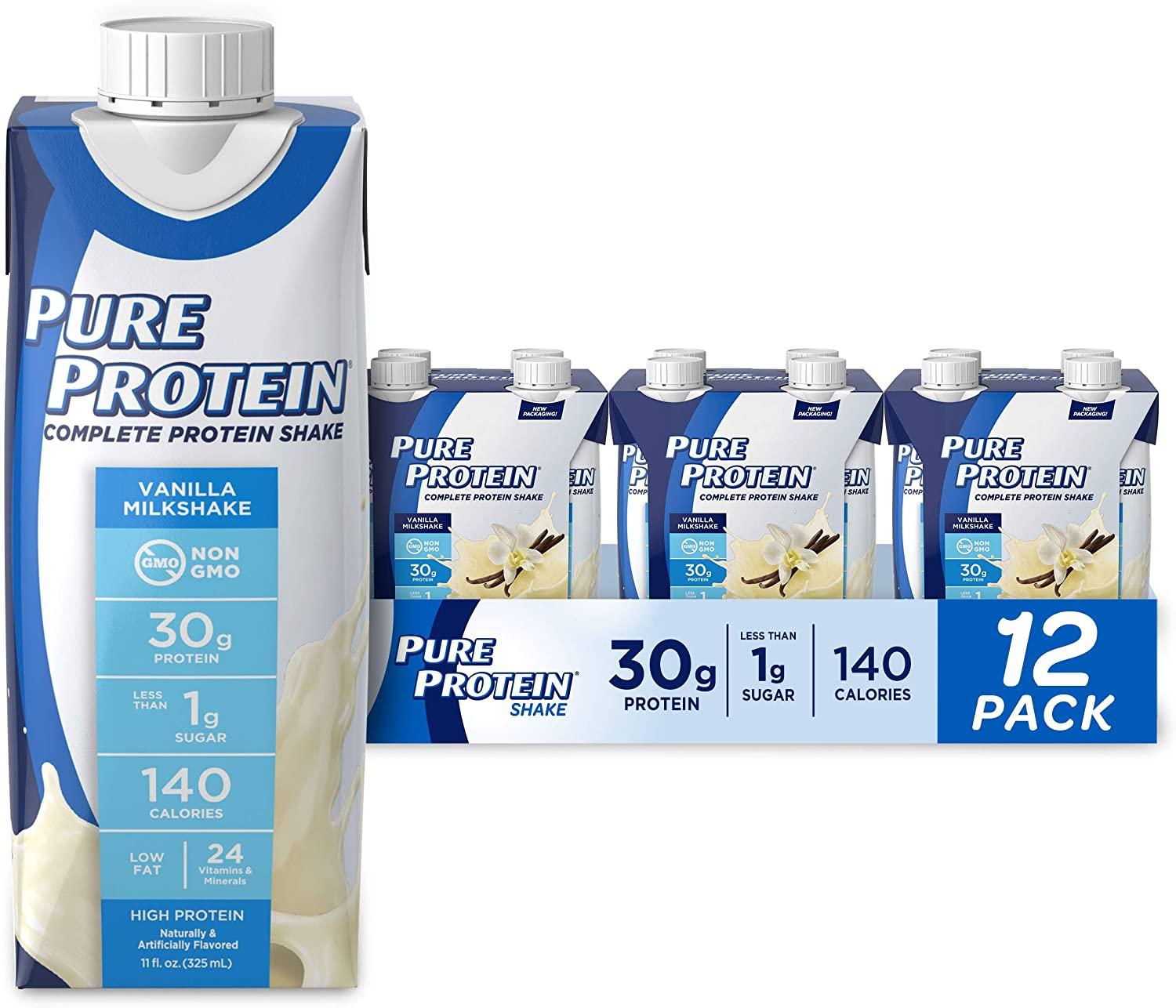 12 Pure Protein Complete Protein Shake for $10.76 Shipped
