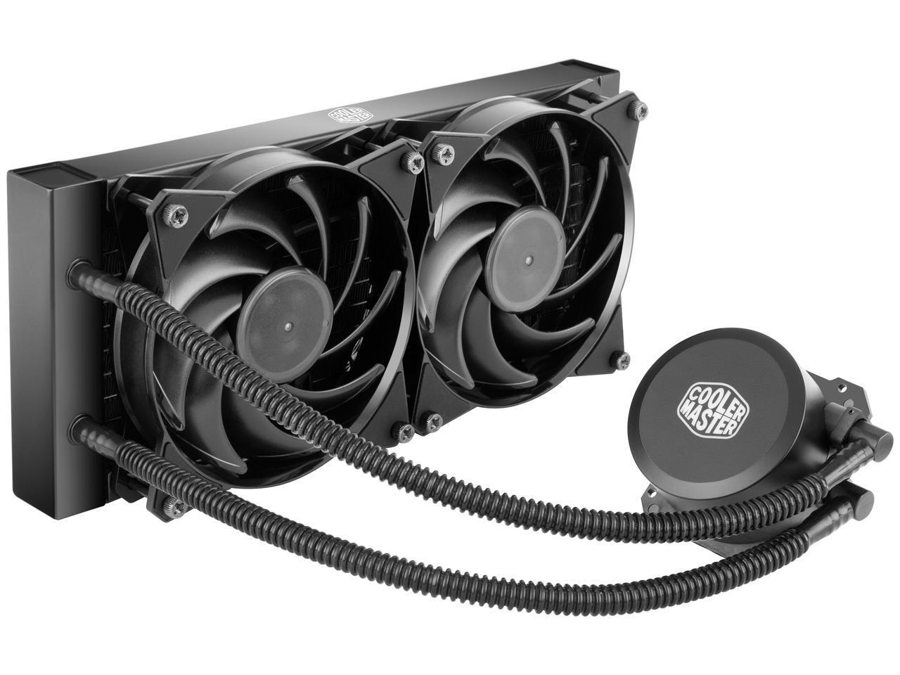 Cooler Master MasterLiquid Lite 240 AIO 240mm Liquid CPU Cooler for $36.99 Shipped