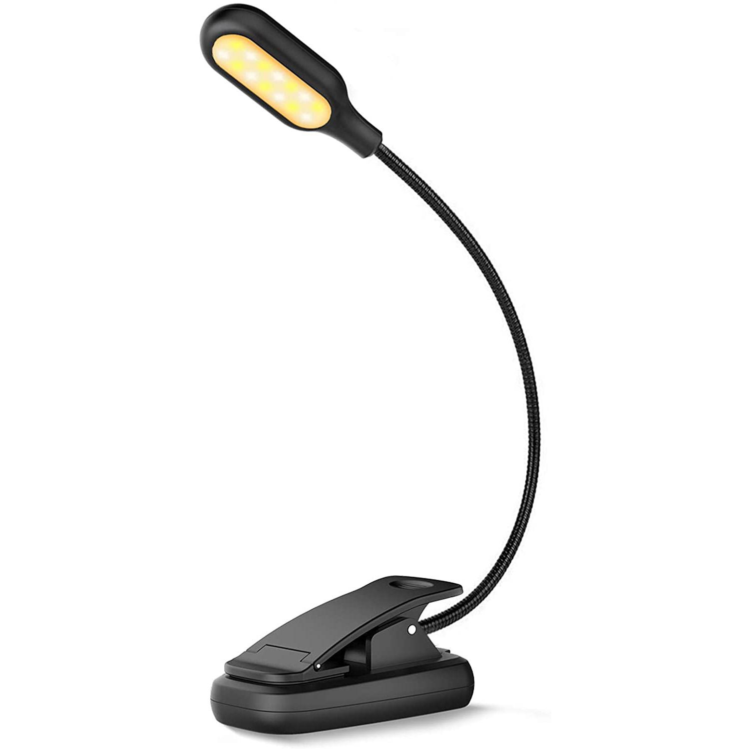 Rechargeable LED Clip on Reading Light for $4.64