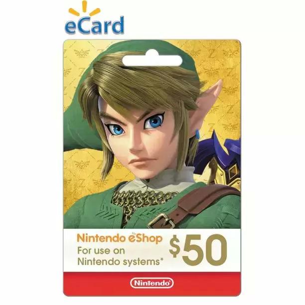 Nintendo eShop Gift Card for 20% Off