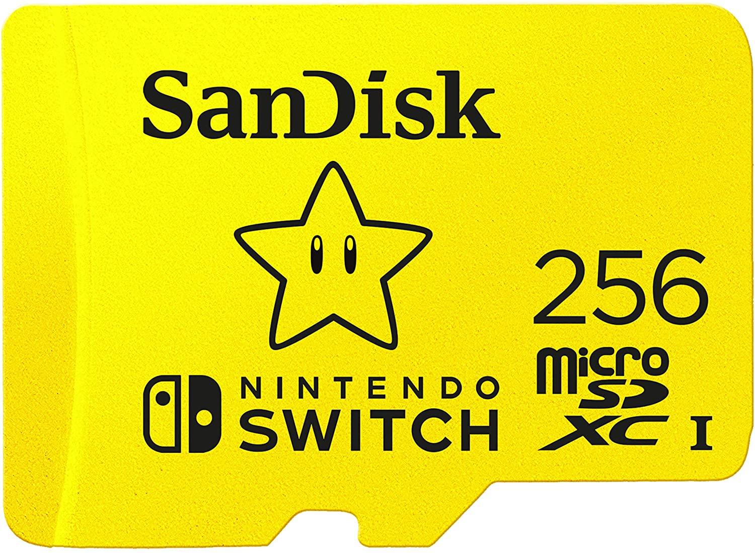 SanDisk 256GB Nintendo Switch microSDXC Memory Card for $39.99 Shipped