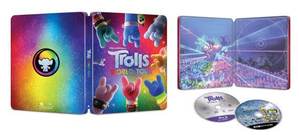 Trolls World Tour Steelbook 4K Blu-ray for $14.99