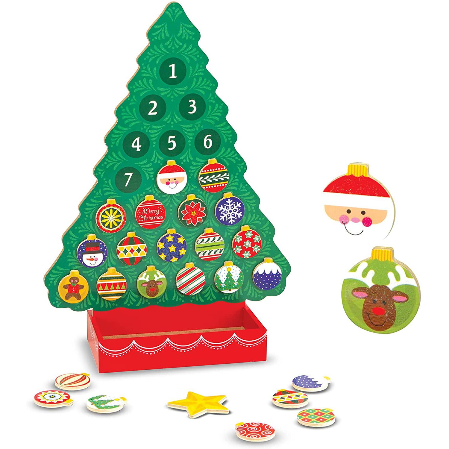 Melissa and Doug Countdown to Christmas Wooden Advent Calendar for $9.99