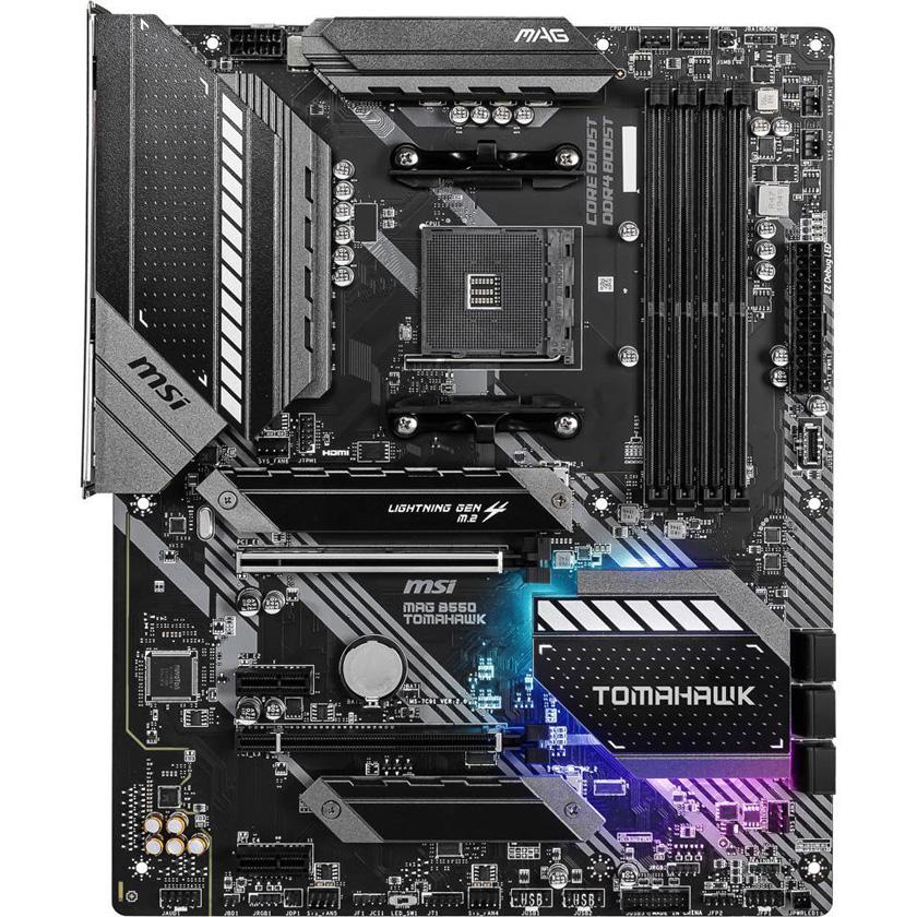 MSI MAG B550 Tomahawk AM4 AMD B550 ATX AMD Motherboard for $139.99 Shipped