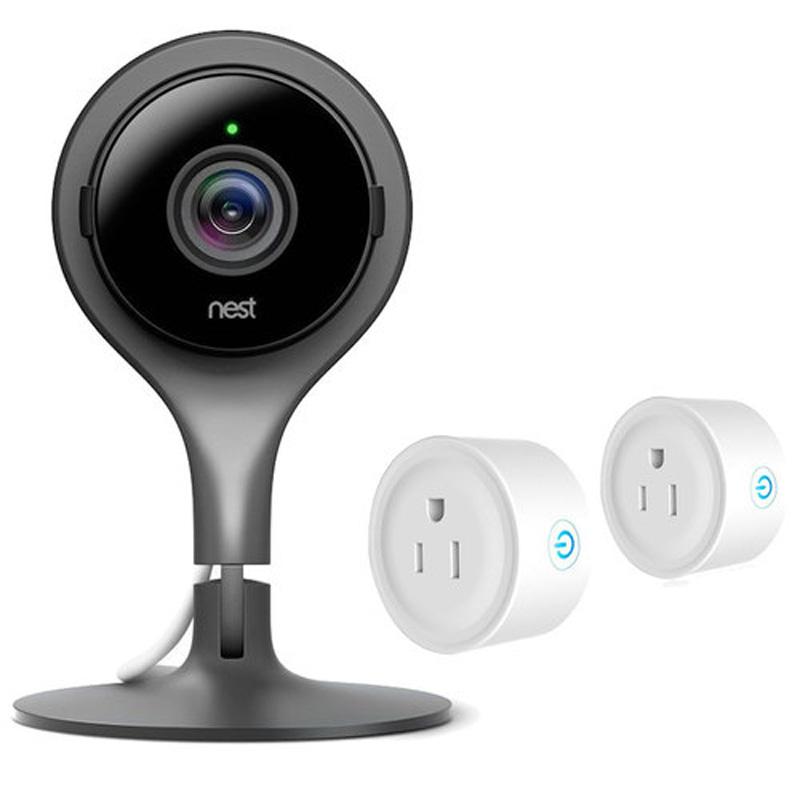 Google Nest Cam Indoor Security Camera with 2-Pack WiFi Smart Plug for $99.99 Shipped