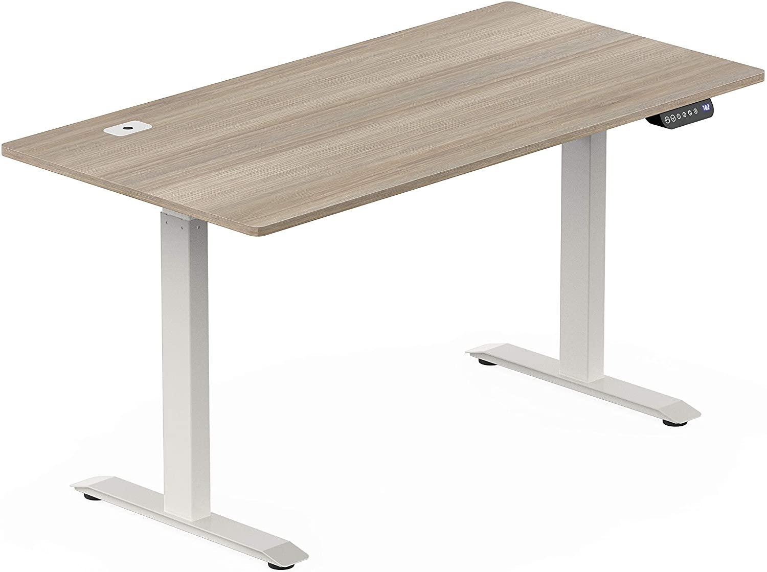 SHW 55in Large Electric Height Adjustable Computer Desk for $299.87 Shipped
