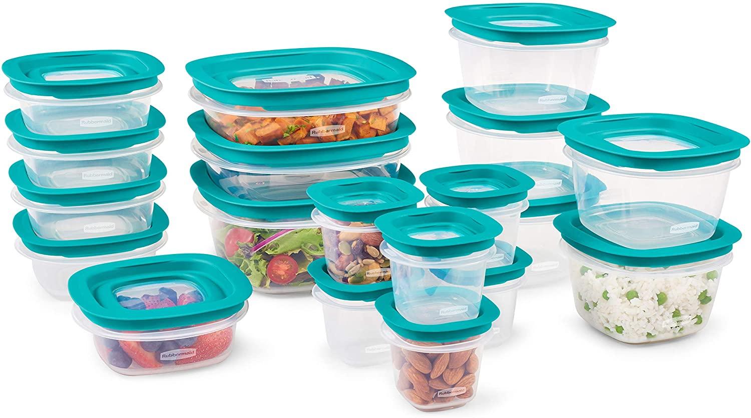 38 Rubbermaid EasyFindLids Leak Proof Lids Food Storage Set for $16.99