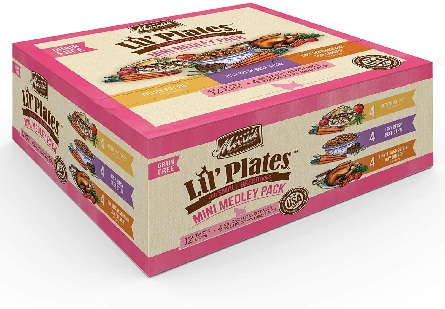 12 Merrick Lil Plates Mini Medley Wet Dog Food Variety Pack for $9.49 Shipped