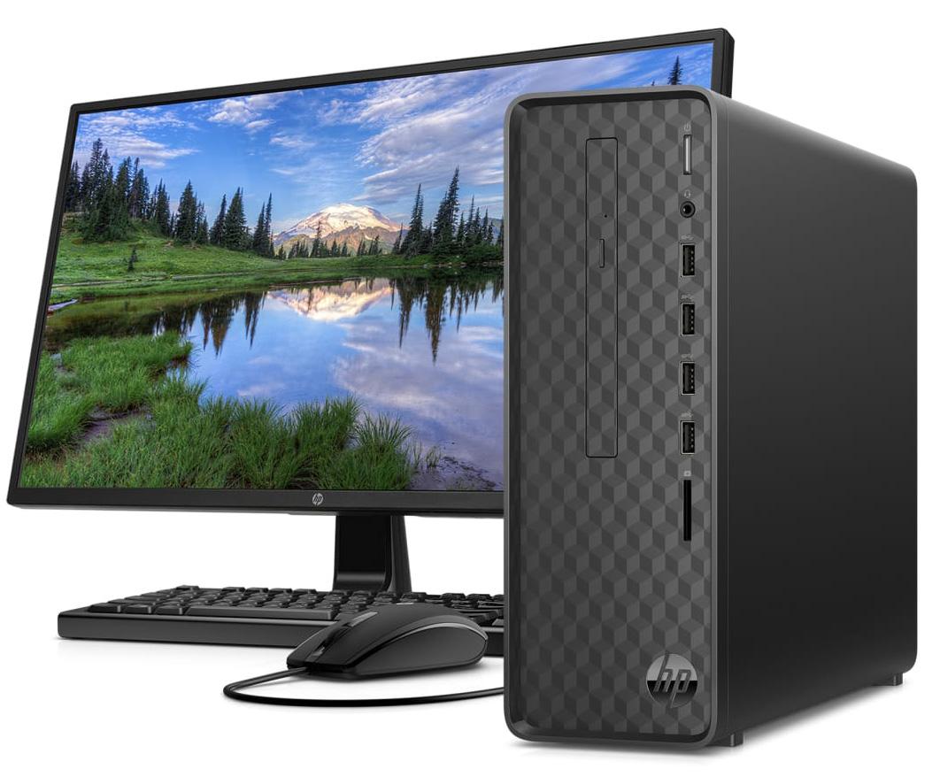 HP Slim i3 8GB 256GB Desktop Computer with 23.8in HP Monitor for $399.99 Shipped