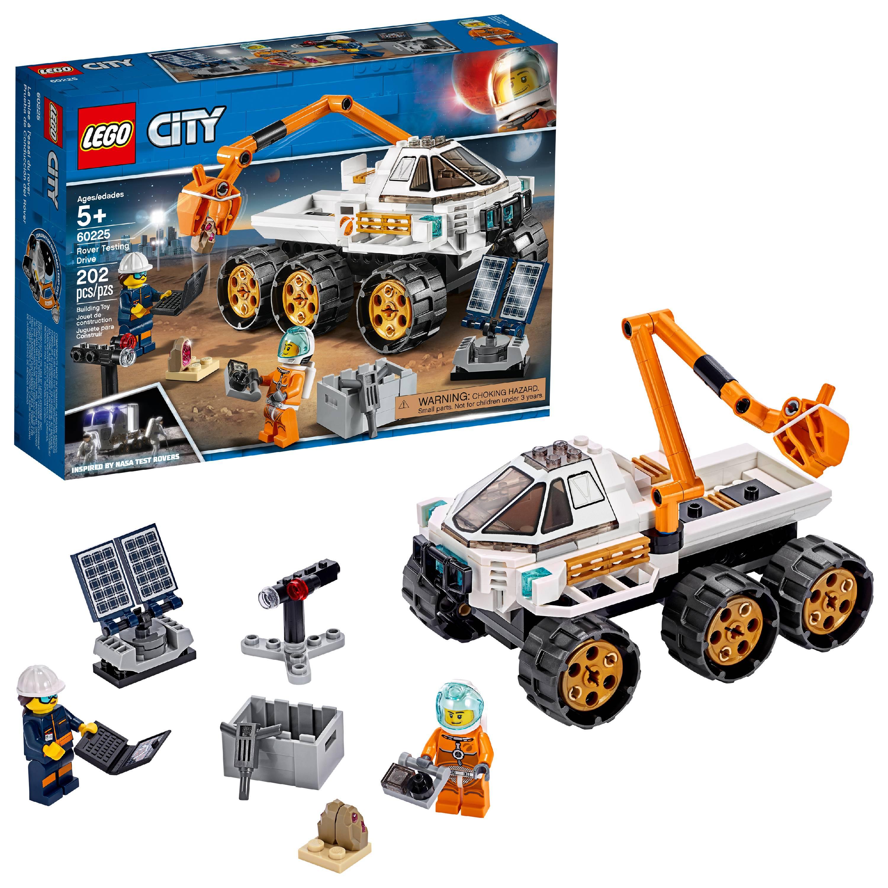202-Piece LEGO City Space Rover Testing Drive Building Kit 60225 for $17.95
