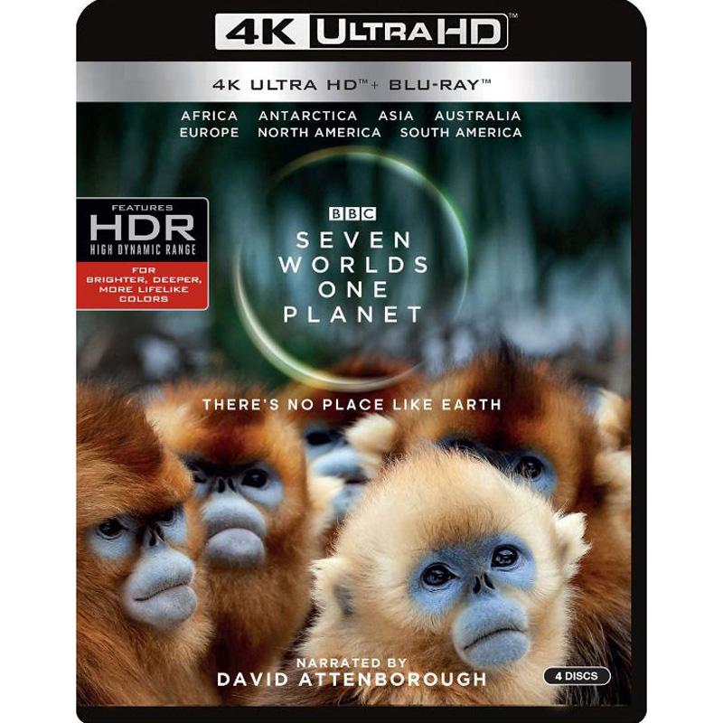 Seven Worlds One Planet 4K UHD Blu-ray for $10.99
