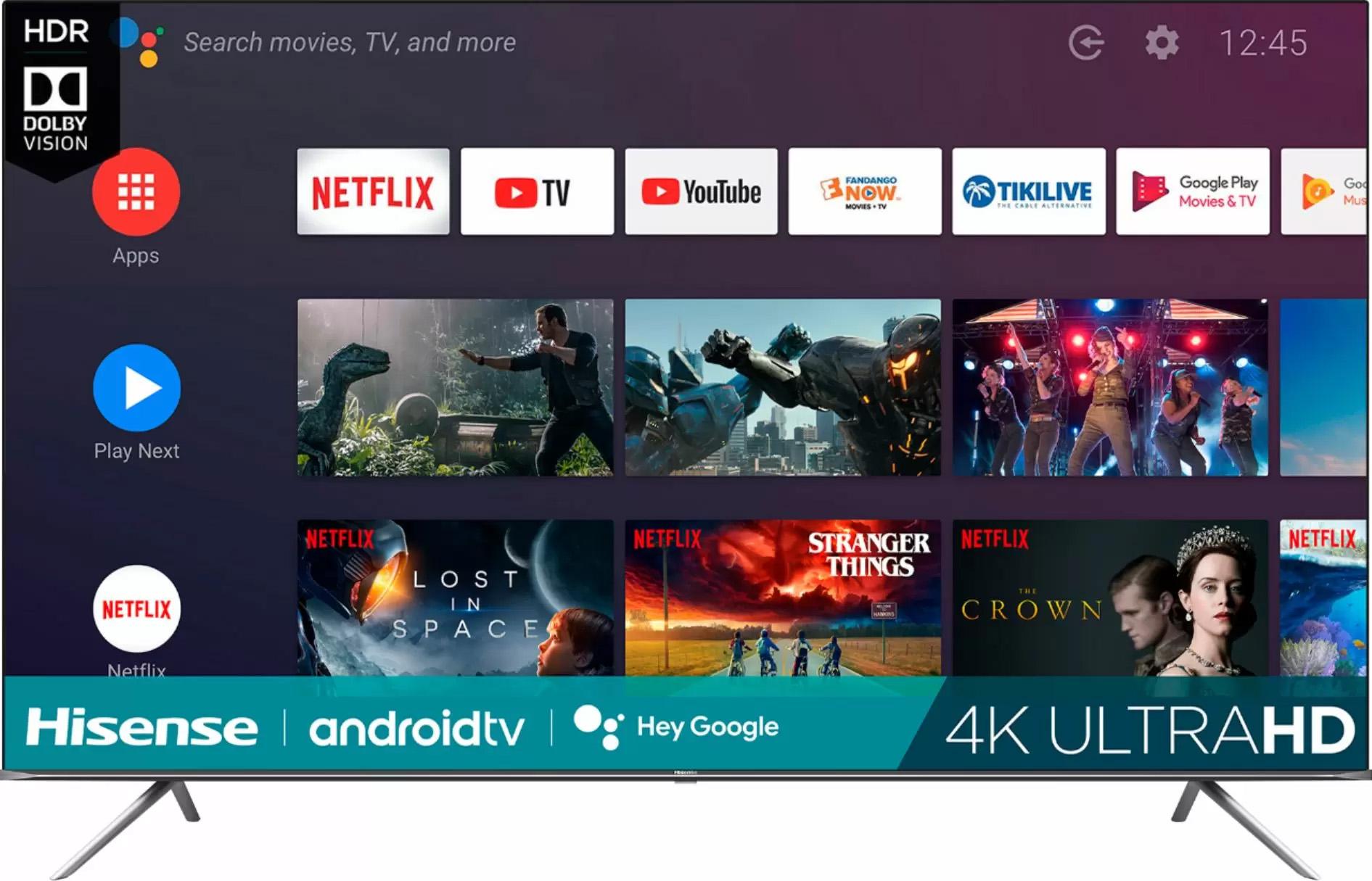 Hisense 85in H6510G LED 4K UHD Smart Android TV for $999.99 Shipped