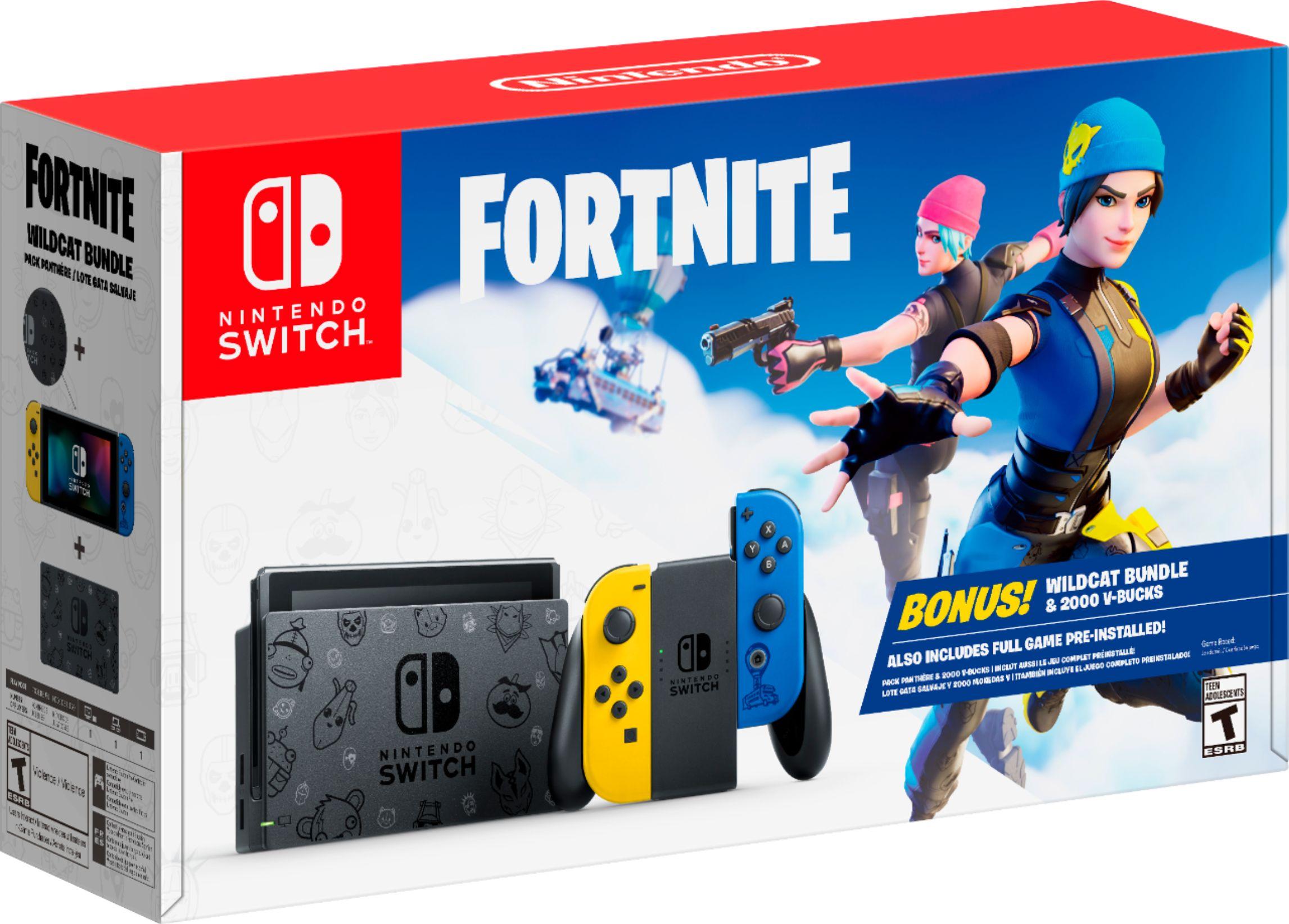 Nintendo Switch Fortnite Wildcat Bundle for $299.99