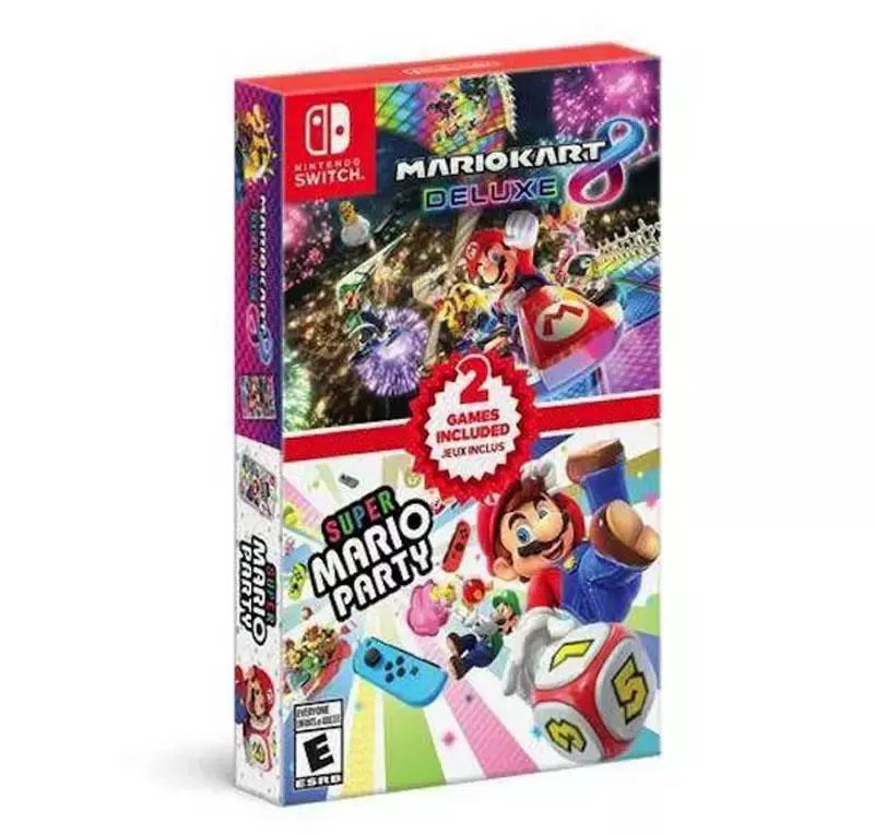 Mario Kart 8 Deluxe + Super Mario Party Double Pack for $79.99 Shipped