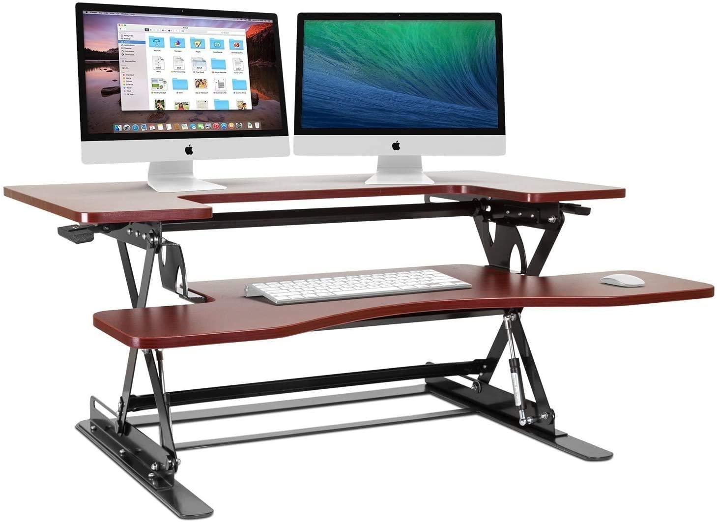 Halter Height Adjustable Stand Up Desk Riser for $119.99 Shipped