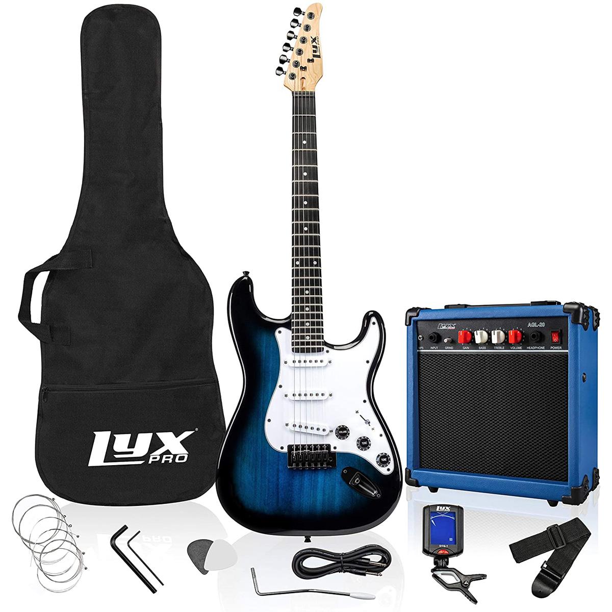 LyxPro 39in Electric Guitar Kit Bundle with Amplifier for $124.99 Shipped