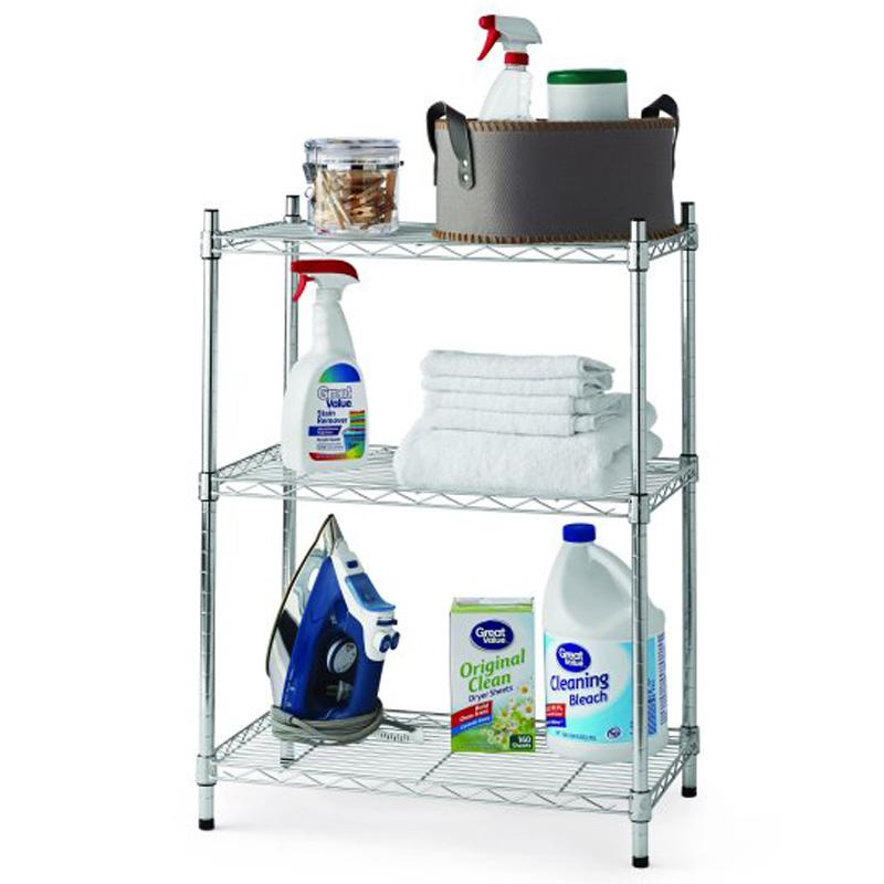 30in Hyper Tough 3-Tier Stackable Wire Shelving Rack for $19.87