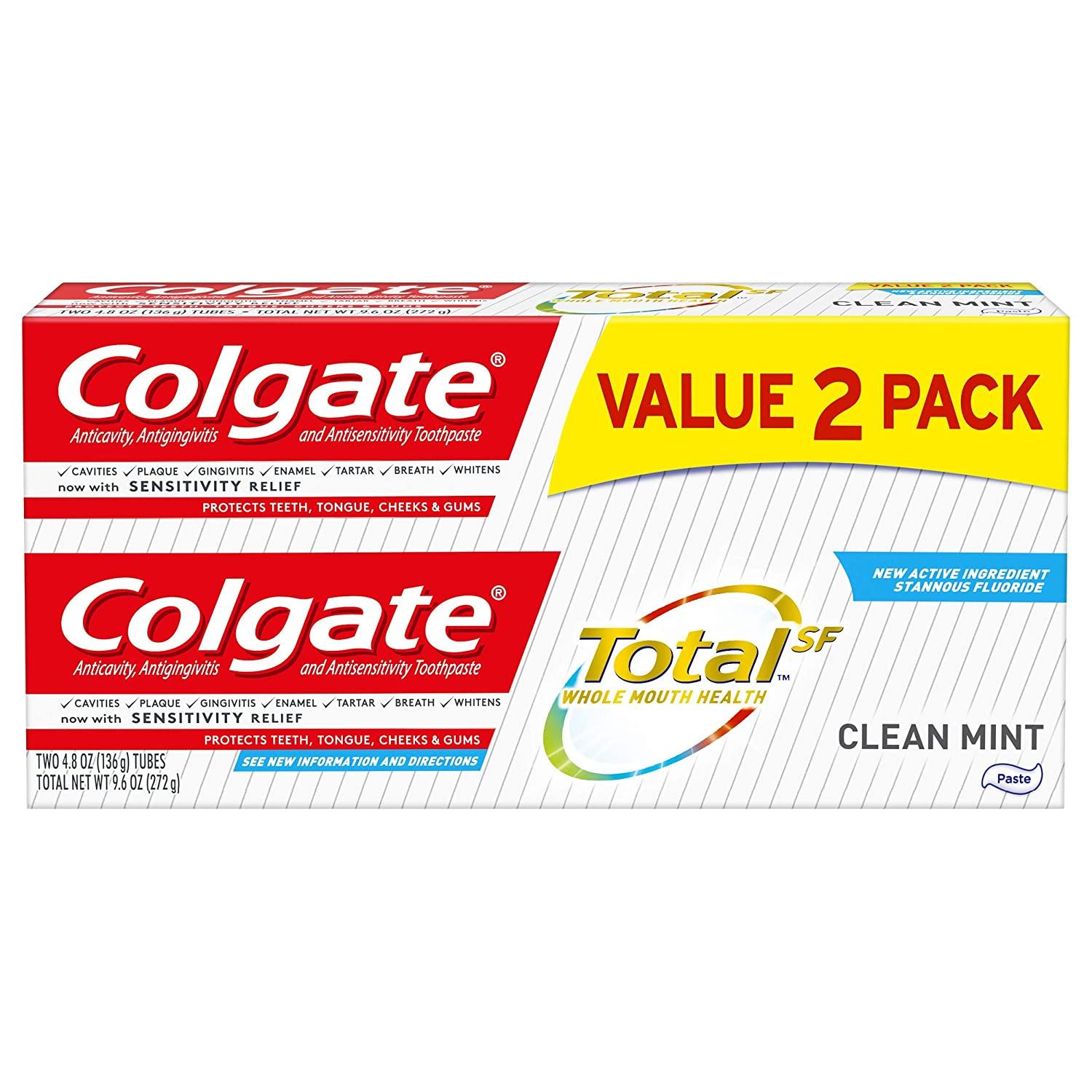 2 Colgate Total Toothpaste with Whitening for $2.14 Shipped