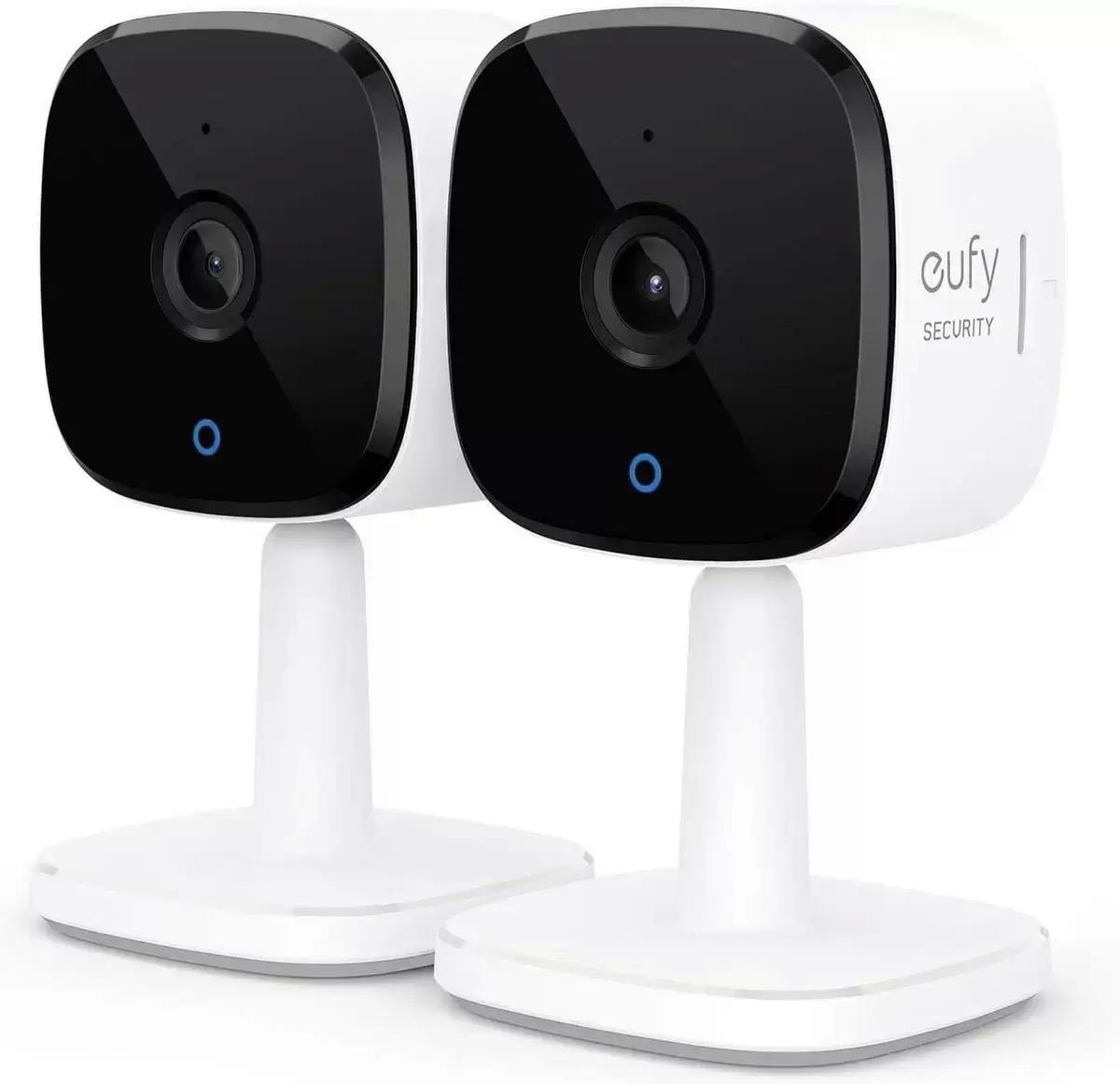 2 eufy Security 2K Indoor Wifi Camera for $57.61 Shipped