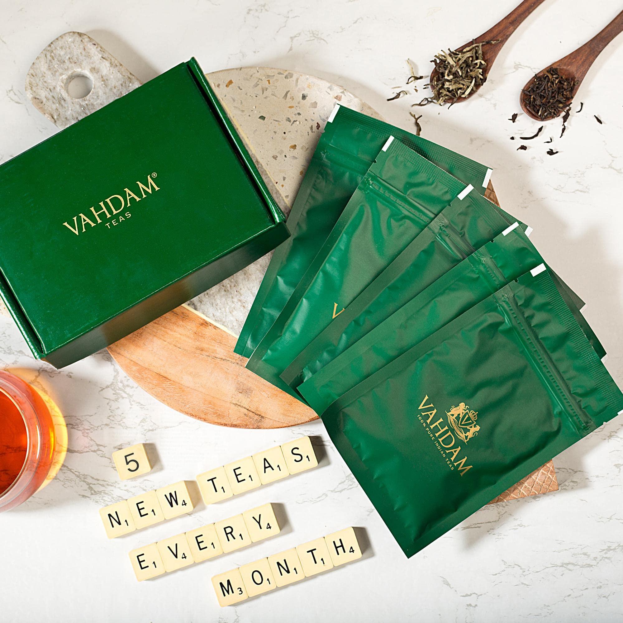 Vahdam Loose Leaf Tea Variety Subscription Box for $9 Shipped