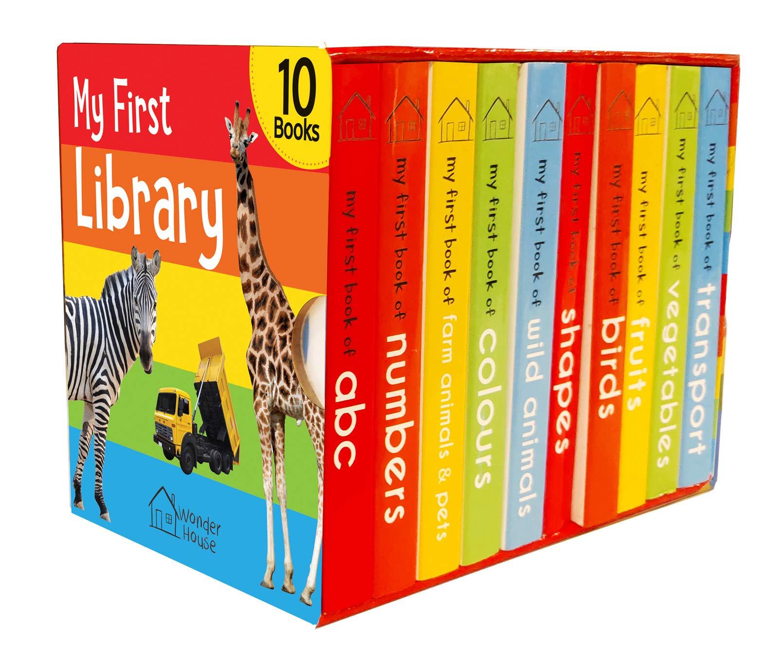 Boxset of 10 Board Books for $13.50