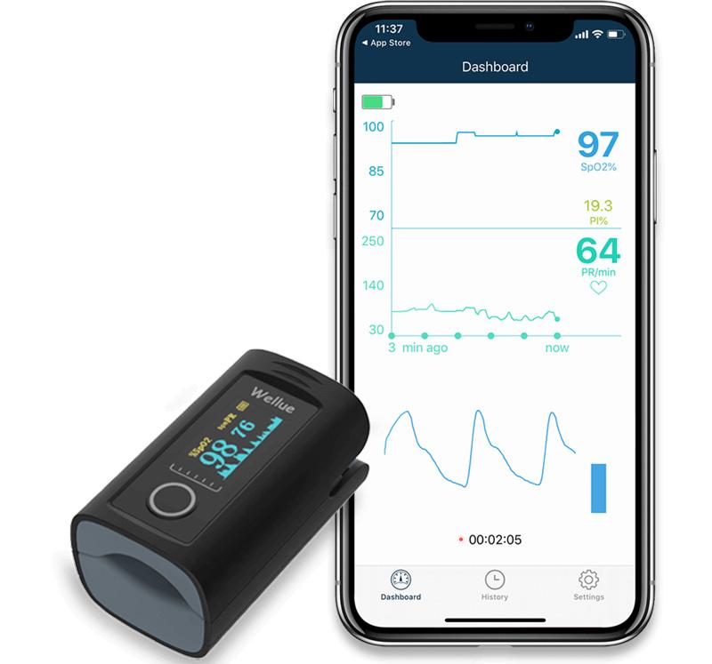 Wellue Smart Fingertip Pulse Oximeter for $11 Shipped