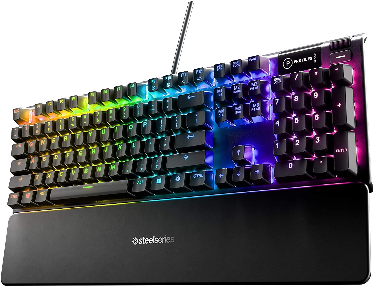 SteelSeries Apex 5 Hybrid RGB Mechanical Gaming Keyboard for $64.99 Shipped