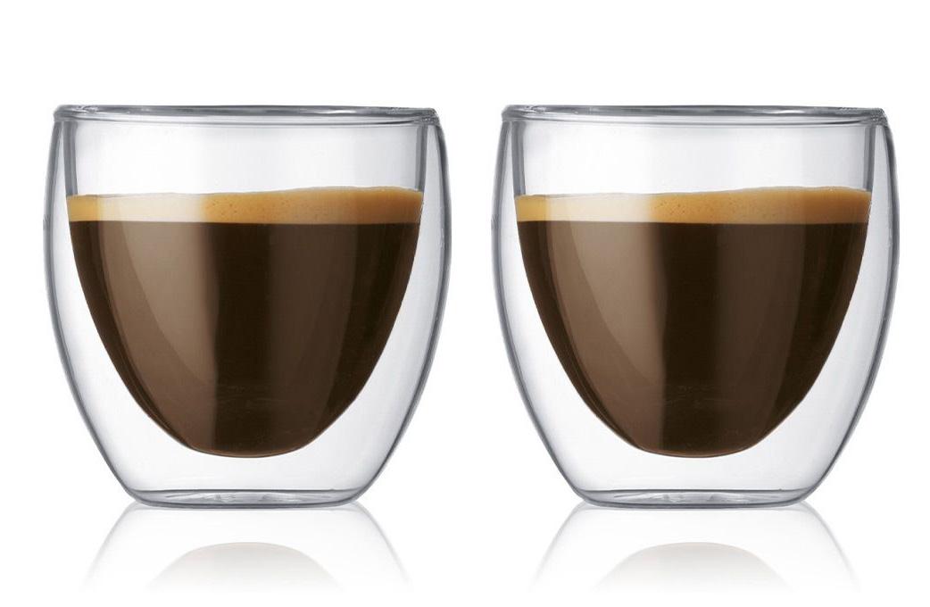 2 Bodum Pavina Double Wall Glasses for $9.34