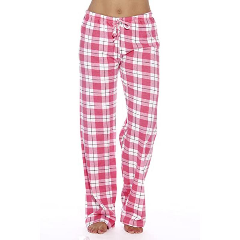 Just Love Cotton Jersey Women Plaid Pajama Pants for $11.89