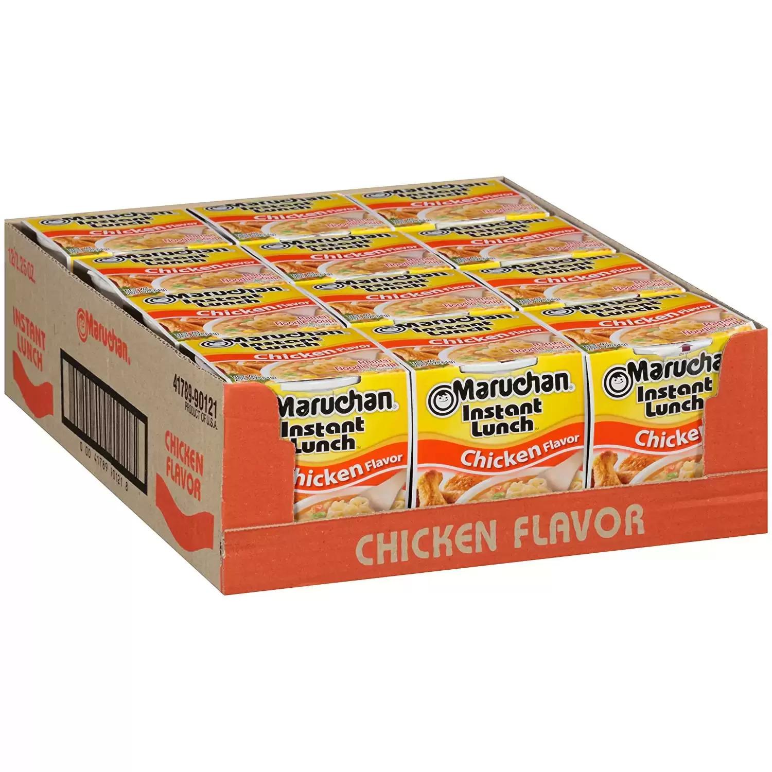 12 Maruchan Instant Lunch Chicken Flavor for $3.74 Shipped