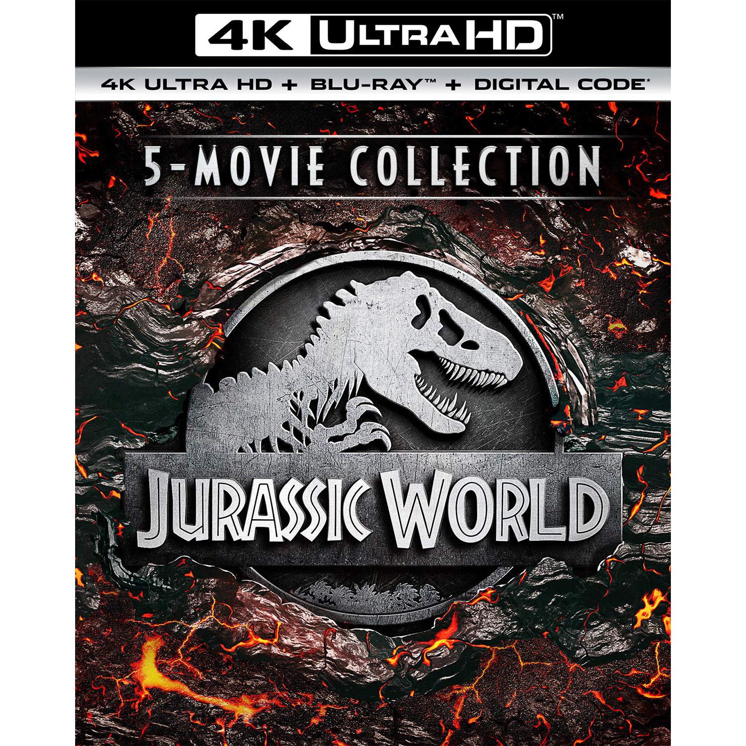 Jurassic World 5-Movie Collection 4K Blu-ray for $39.99 Shipped