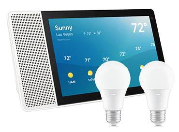 Lenovo 10in Smart Display with 2 Lenovo Smart Bulbs for $99.99 Shipped