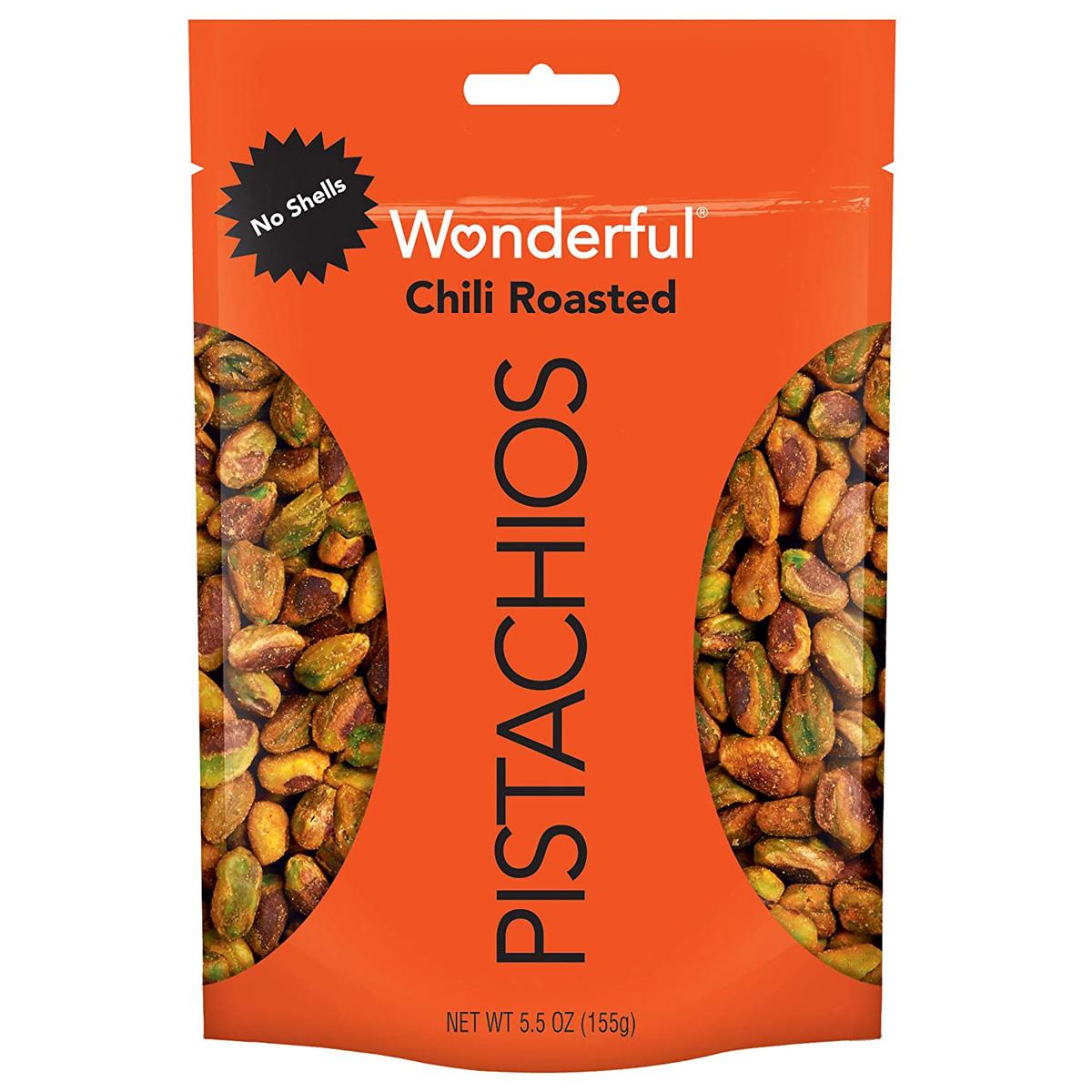 Wonderful Pistachios Chili Roasted No Shell Bag for $4.12 Shipped
